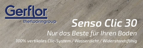 Klick-Vinyl Nutzschicht 0,3 - Gerflor Senso 30 Clic Klick-Vinyl Nutzschicht 0,3 - Gerflor Senso 30 Clic