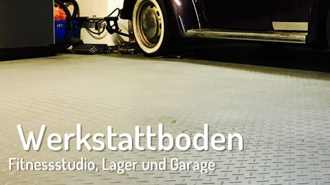 Werkstattboden, Fitnessstudio-, Lager- und Garage-Boden Werkstattboden, Fitnessstudio-, Lager- und Garage-Boden